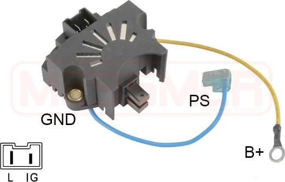 Wilmink Group WG1775906 - Voltage regulator, alternator autospares.lv