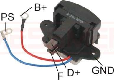 Wilmink Group WG1775825 - Voltage regulator, alternator autospares.lv