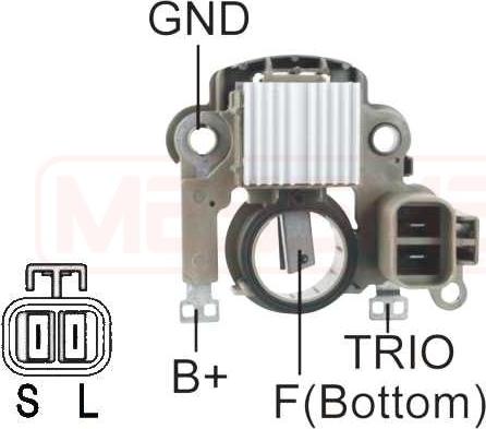 Wilmink Group WG1775873 - Voltage regulator, alternator autospares.lv