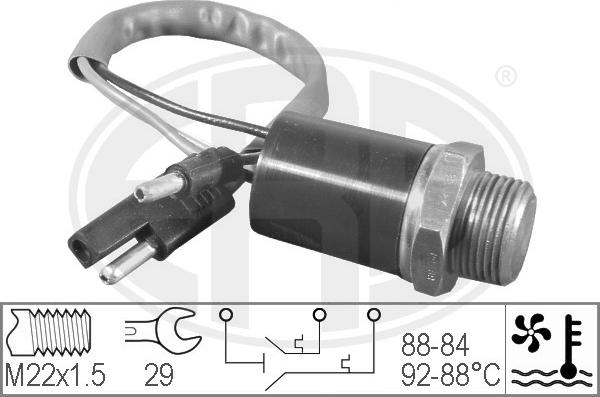 Wilmink Group WG1777043 - Temperature Switch, radiator / air conditioner fan autospares.lv