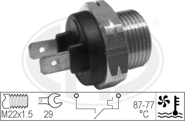 Wilmink Group WG1777011 - Temperature Switch, radiator / air conditioner fan autospares.lv