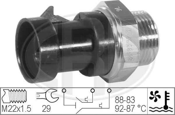 Wilmink Group WG1777084 - Temperature Switch, radiator / air conditioner fan autospares.lv