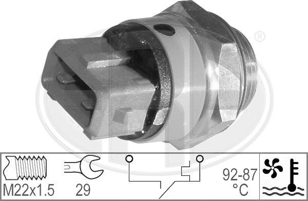 Wilmink Group WG1777037 - Temperature Switch, radiator / air conditioner fan autospares.lv