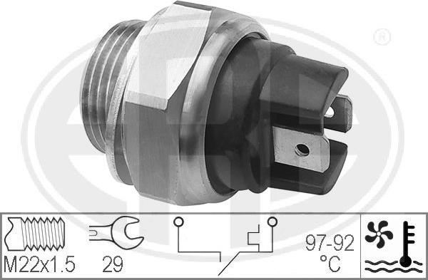 Wilmink Group WG1777075 - Temperature Switch, radiator / air conditioner fan autospares.lv