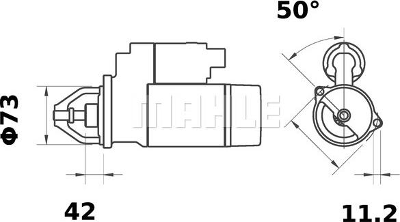 Wilmink Group WG2044928 - Starter autospares.lv