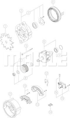 Wilmink Group WG2044048 - Alternator autospares.lv