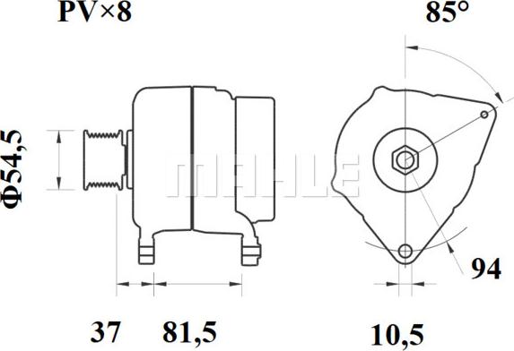 Wilmink Group WG2044009 - Alternator autospares.lv