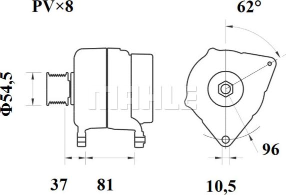 Wilmink Group WG2044011 - Alternator autospares.lv