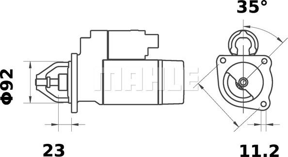 Wilmink Group WG2044886 - Starter autospares.lv