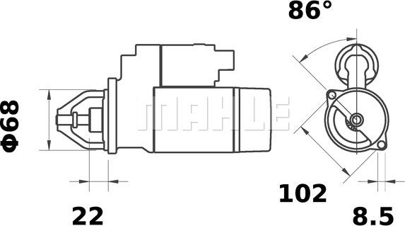 Wilmink Group WG2044880 - Starter autospares.lv