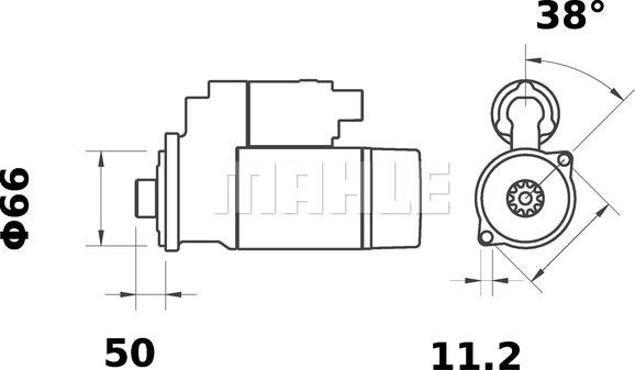 Wilmink Group WG2044883 - Starter autospares.lv