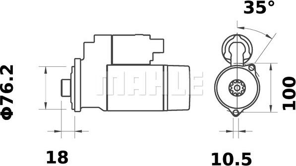 Wilmink Group WG2044875 - Starter autospares.lv