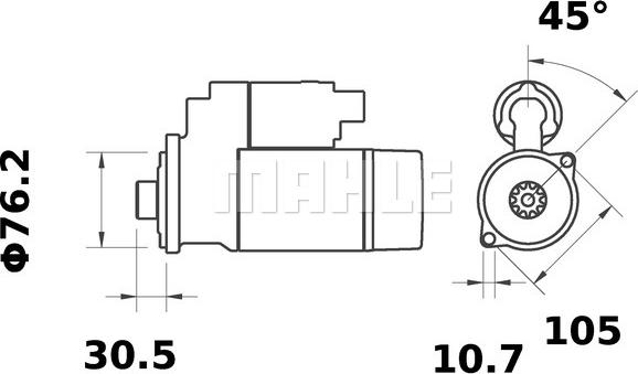 Wilmink Group WG2045447 - Starter autospares.lv