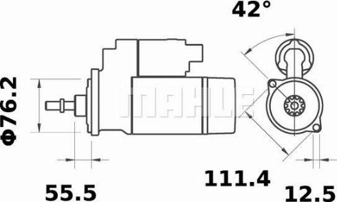 Wilmink Group WG2045411 - Starter autospares.lv