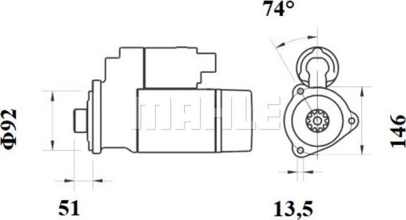 Wilmink Group WG2045434 - Starter autospares.lv