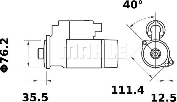 Wilmink Group WG2045148 - Starter autospares.lv