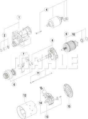 Wilmink Group WG2045180 - Starter autospares.lv
