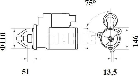 Wilmink Group WG2045394 - Starter autospares.lv