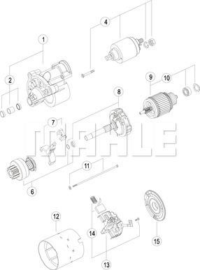 Wilmink Group WG2045307 - Starter autospares.lv