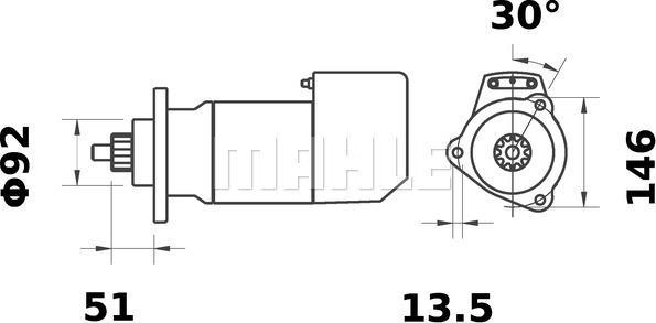 Wilmink Group WG2045240 - Starter autospares.lv