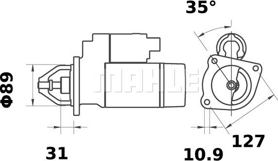 Wilmink Group WG2045205 - Starter autospares.lv