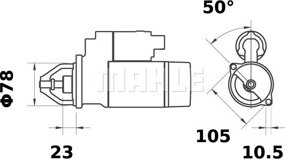 Wilmink Group WG2045201 - Starter autospares.lv