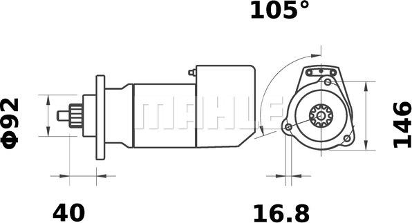 Wilmink Group WG2045232 - Starter autospares.lv