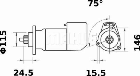 Wilmink Group WG2045273 - Starter autospares.lv