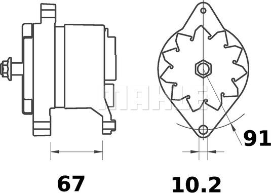 Wilmink Group WG2043455 - Alternator autospares.lv