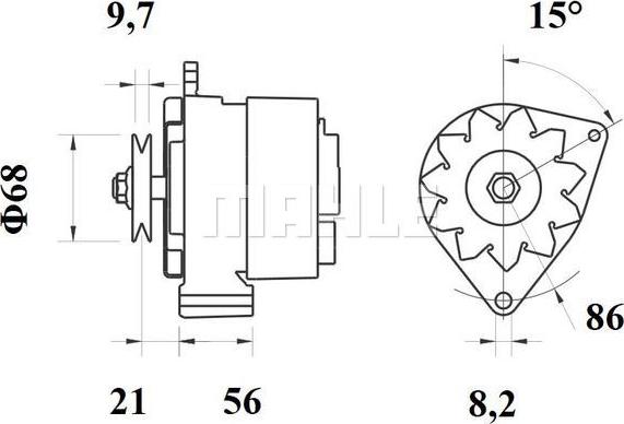 Wilmink Group WG2043457 - Alternator autospares.lv