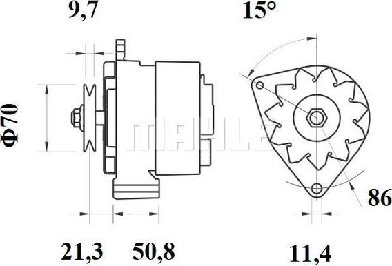 Wilmink Group WG2043439 - Alternator autospares.lv