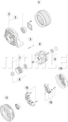 Wilmink Group WG2043433 - Alternator autospares.lv