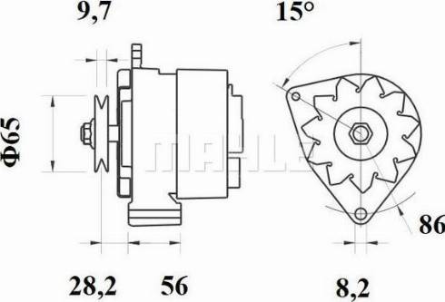 Wilmink Group WG2043597 - Alternator autospares.lv