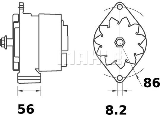 Wilmink Group WG2043546 - Alternator autospares.lv