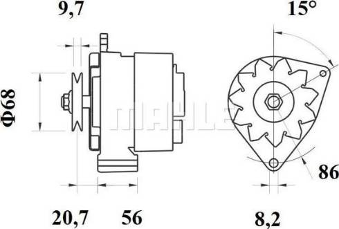 Wilmink Group WG2043694 - Alternator autospares.lv