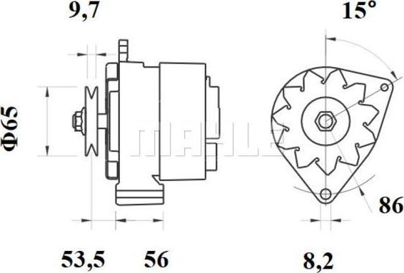 Wilmink Group WG2043655 - Alternator autospares.lv