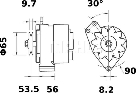 Wilmink Group WG2043806 - Alternator autospares.lv