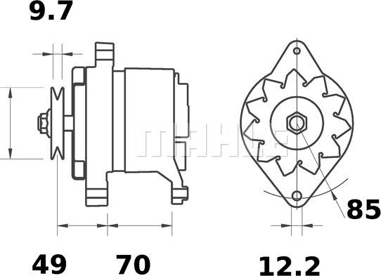 Wilmink Group WG2043797 - Alternator autospares.lv