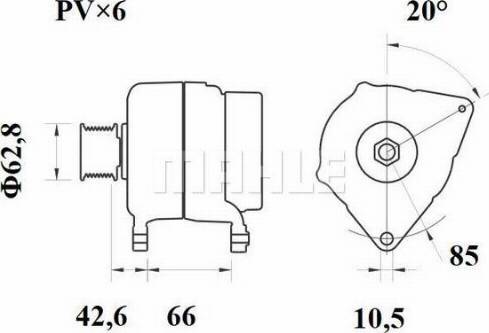 Wilmink Group WG2043706 - Alternator autospares.lv