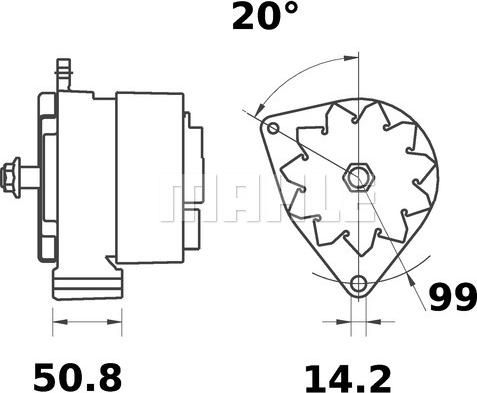 Wilmink Group WG2043728 - Alternator autospares.lv