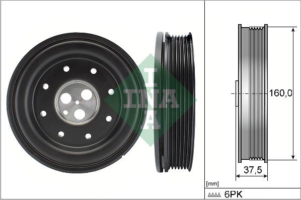 Wilmink Group WG2059055 - Belt Pulley, crankshaft autospares.lv