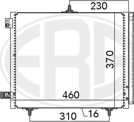 Wilmink Group WG2016619 - Condenser, air conditioning autospares.lv