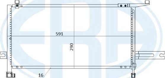 Wilmink Group WG2016844 - Condenser, air conditioning autospares.lv