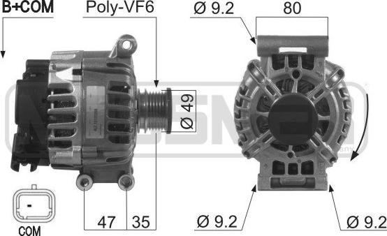 Wilmink Group WG2011996 - Alternator autospares.lv