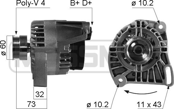 Wilmink Group WG2011959 - Alternator autospares.lv