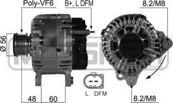 Wilmink Group WG2011935 - Alternator autospares.lv