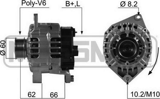 Wilmink Group WG2011938 - Alternator autospares.lv