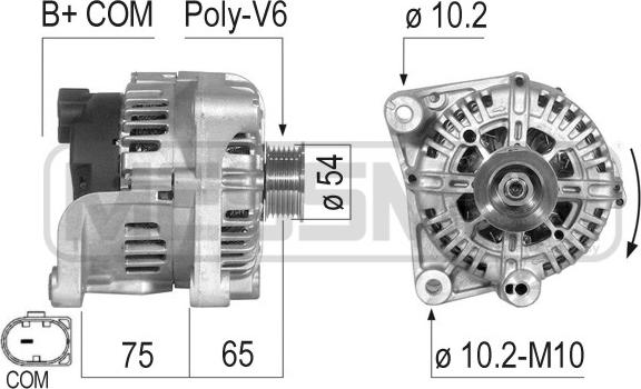 Wilmink Group WG2011973 - Alternator autospares.lv