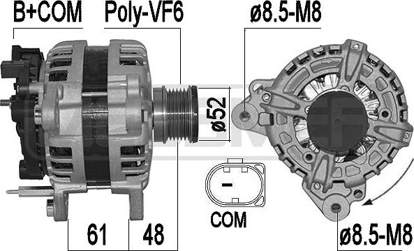 Wilmink Group WG2011494 - Alternator autospares.lv