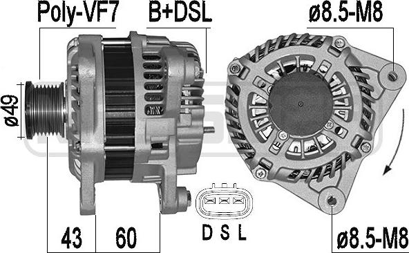 Wilmink Group WG2011451 - Alternator autospares.lv